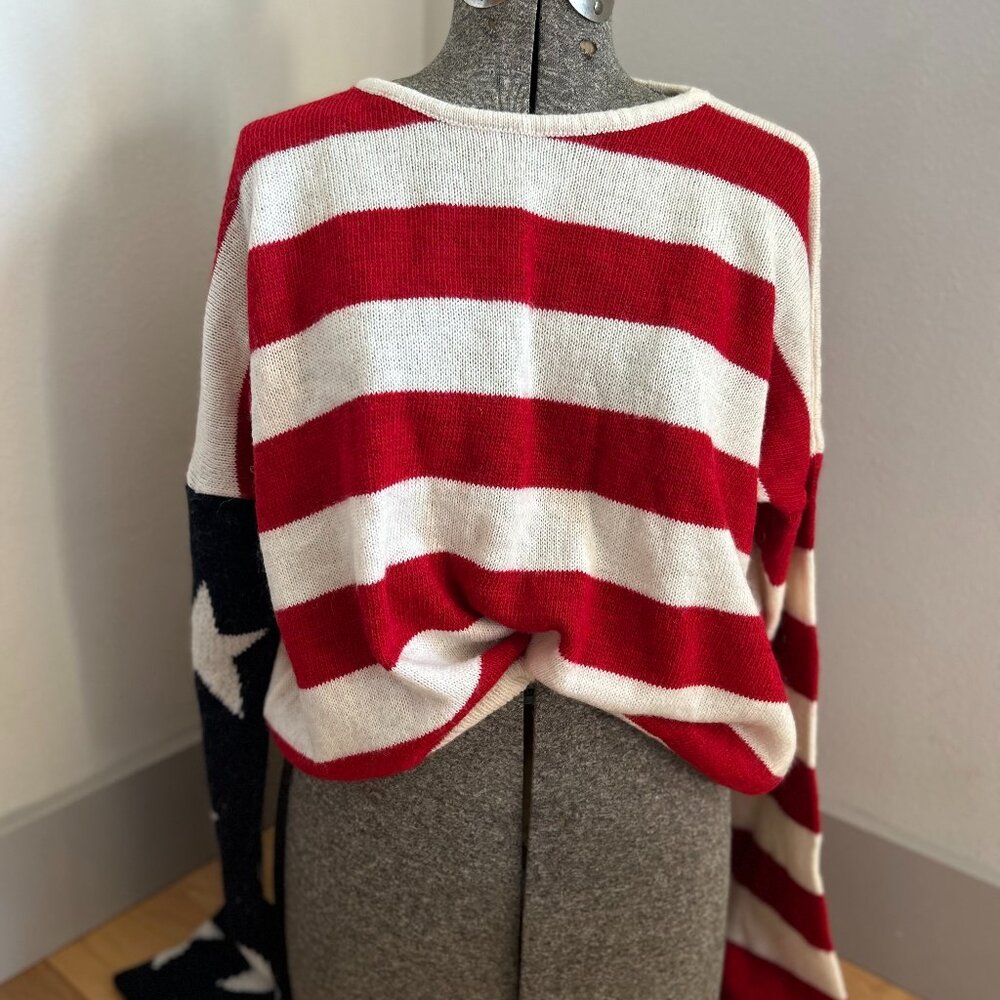 Americana Wool and Acrylic sweater, no size